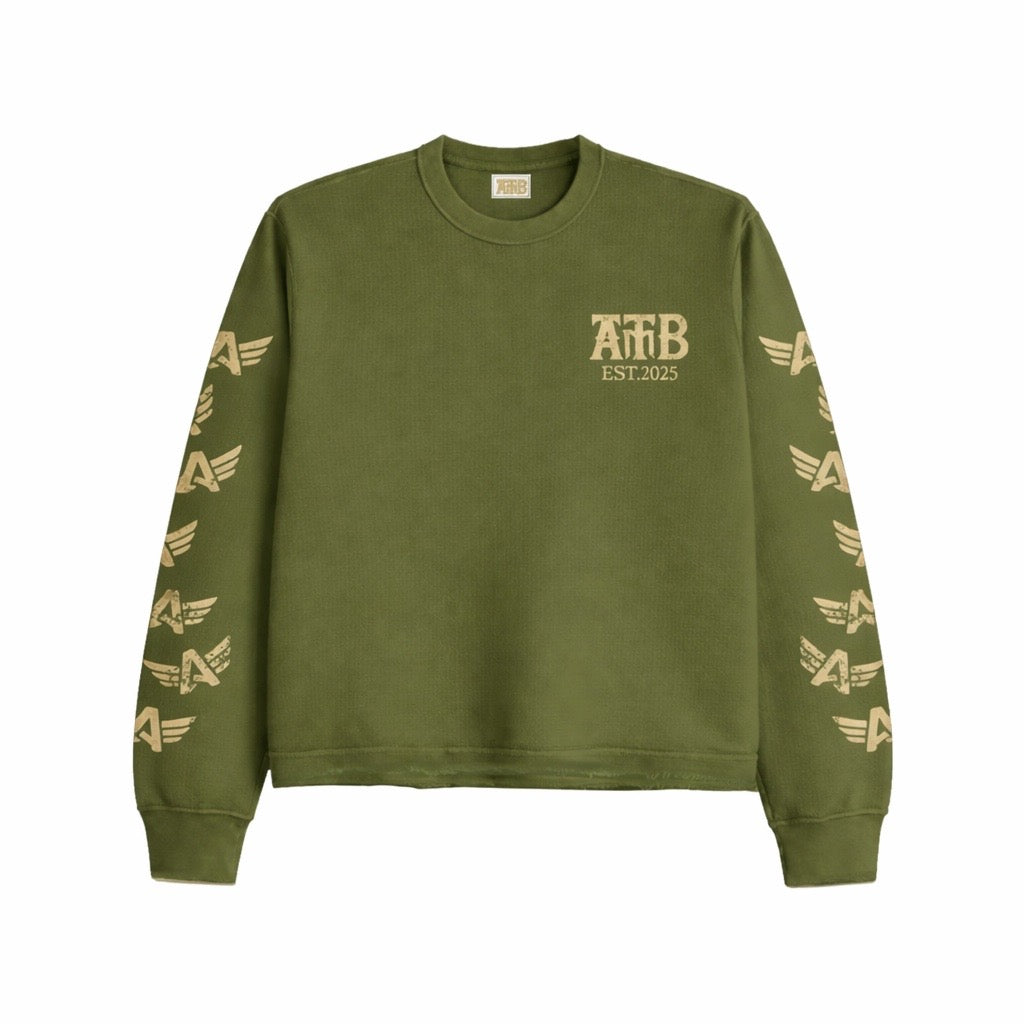 Olive Waffle LS